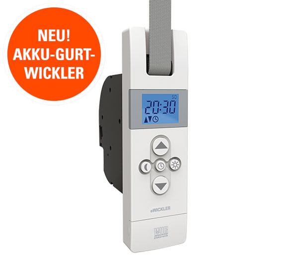 WIR eWickler eW420 Akku-Gurtwickler Comfort Unterputz für 23 mm