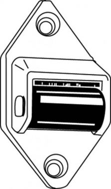 enobi Umlenkrolle mit 1 Leitrolle,senkrecht, bis 23 mm Gurt, Rolladen,  Gurtband, Rolladen- und Sonnenschutzprodukte