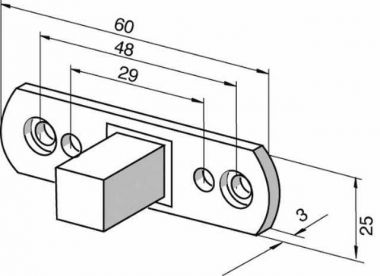 Somfy Adapterset für Selve-Lager m. 12er Vierkant (9013594)