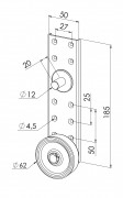 Eckermann Doppelgurtzug links (10001)